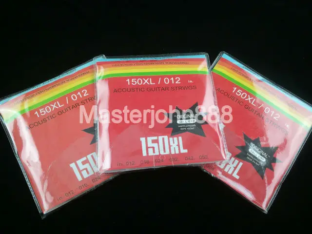 3 комплекта 150XL Акустических Гитарных Струн 1st 6th струн 012 053 дюймов. Оптовая