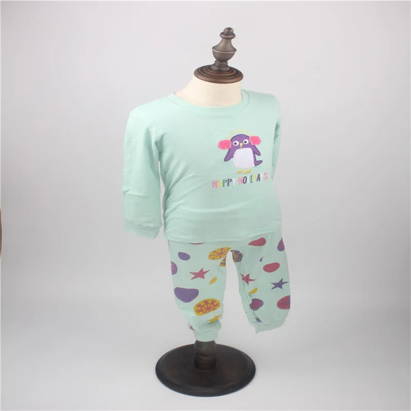Детские пижамные комплекты одежда для сна с героями мультфильмов для девочек хлопковые комплекты одежды для сна с длинными рукавами для мальчиков детские пижамы с рисунком в виде самолета, осенние пижамы
