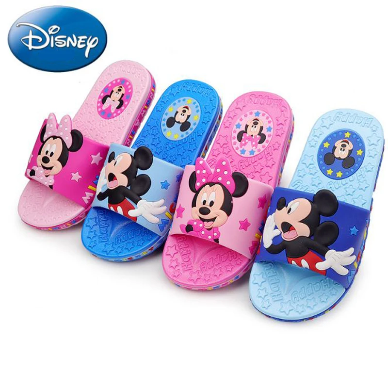 Новинка лета 2018 женские сандалии Disney милые с Минни тапочки пляжная обувь