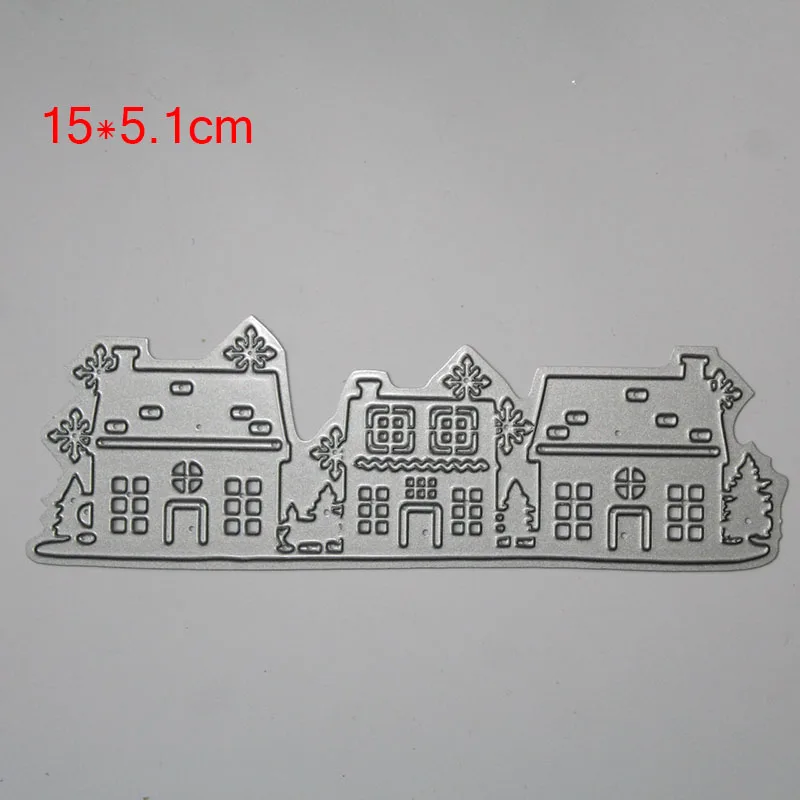 New-Village-Metal-Cutting-Dies-House-Stencil-Steel-Dies-For-Paper-Card-Making-DIY-Scrapbooking-Albums