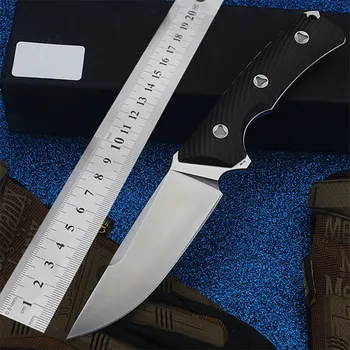 

2020 New Free Shipping Outdoor Tactical Straight Knife Self-defense Survival Camping High Hardness Sharp Army Fruit Knives Tools