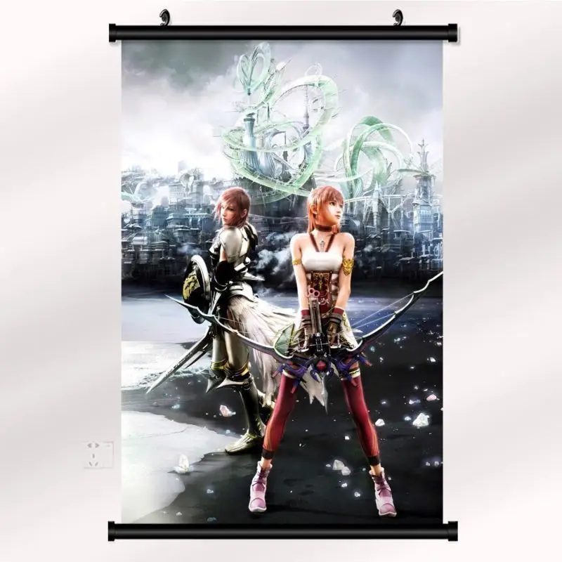 Final Fantasy Fabric poster with wall scroll 22" x 32" Decor 13 65in