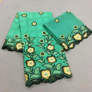 

african lace fabric swiss voile lace high quality mint green lace fabric dubai fabric robe dentelle tissu strass 7yard/set