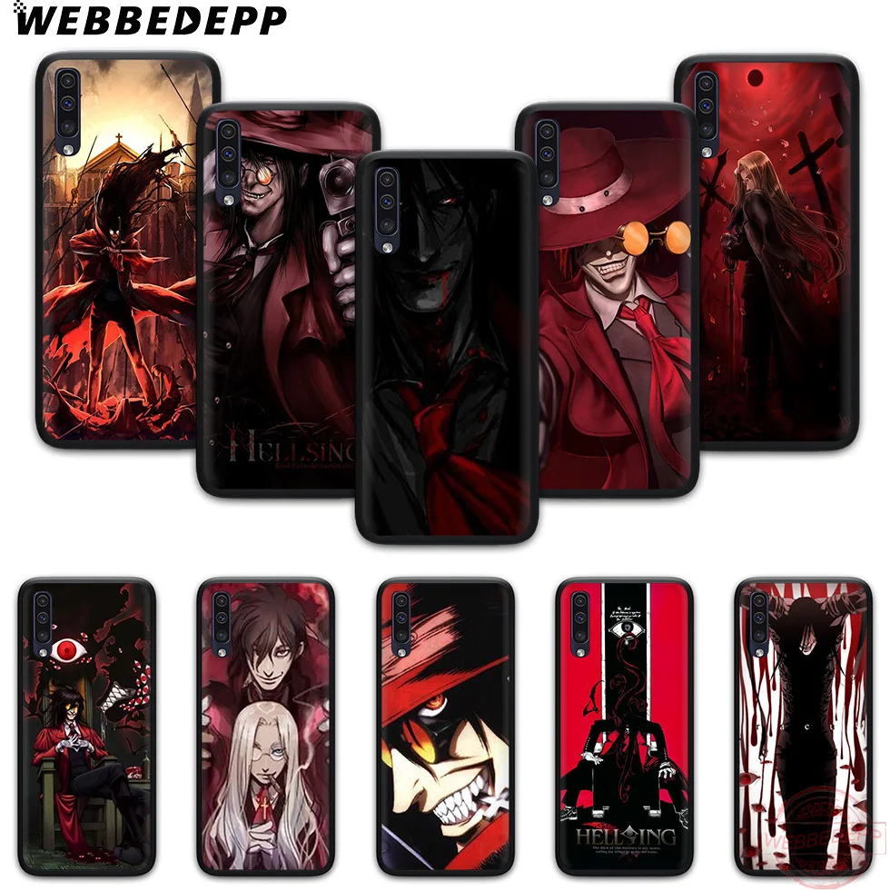 WEBBEDEPP Anime Hellsing Alucard Fan Soft Case for Samsung A3 5 6 7 8 9 J6 A10 A20 A30 A40 A50 A60 A70 S M10 M20 M30 M40 |