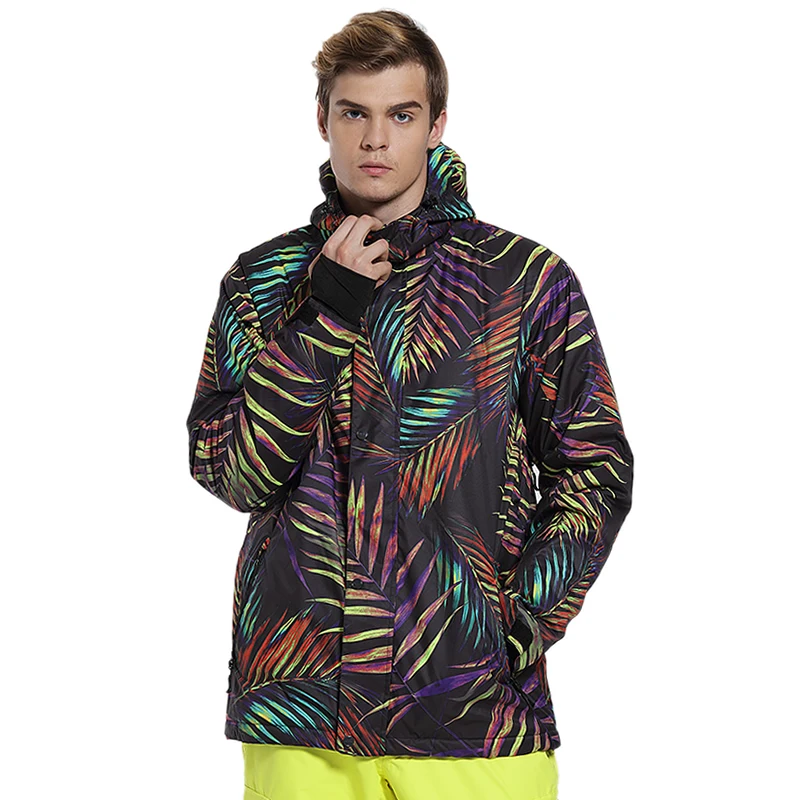 Gsou invierno chaquetas de esquí hombres chaqueta de snowboard esquí trajes de nieve chaqueta esqui hombre Veste ski Homme ropa de esquí Lobo