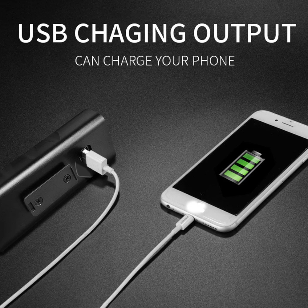 Sale USB Rechargeable Bicycle Light 3 Mode Bike Lights Waterproof Headlight Cycling Lamp Built-in 5200mAh Power Bank & Taillight 5