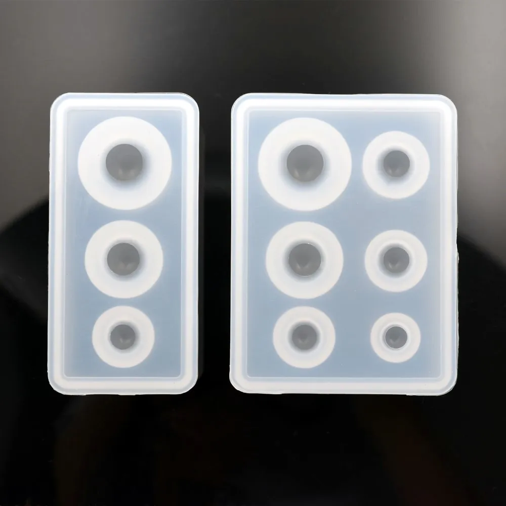 9/12/16mm Beads Silicone Mold Square Oval Shape Bead Epoxy Resin