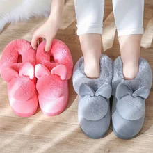 Home slippers short plush shoes woman winter warm indoor slippers corduroy flat with fuzzy shoes rabbit faux fur zapatos mujer Home slippers short plush shoes woman winter warm indoor slippers corduroy flat with fuzzy shoes rabbit faux fur zapatos mujer