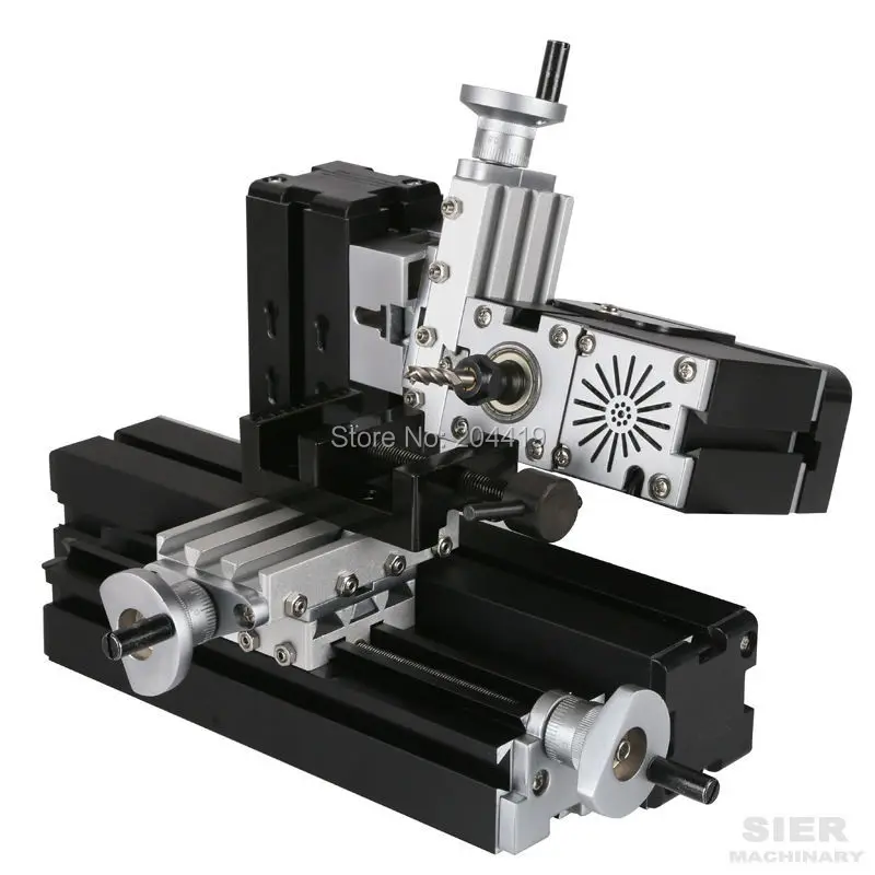 TZ10000MZGP 60 Вт Гальванизированный Металл 10 в 1 Мини токарный станок/60 Вт, 12000 об/мин 10 в 1 комплект токарного станка/10 в 1 токарный станок