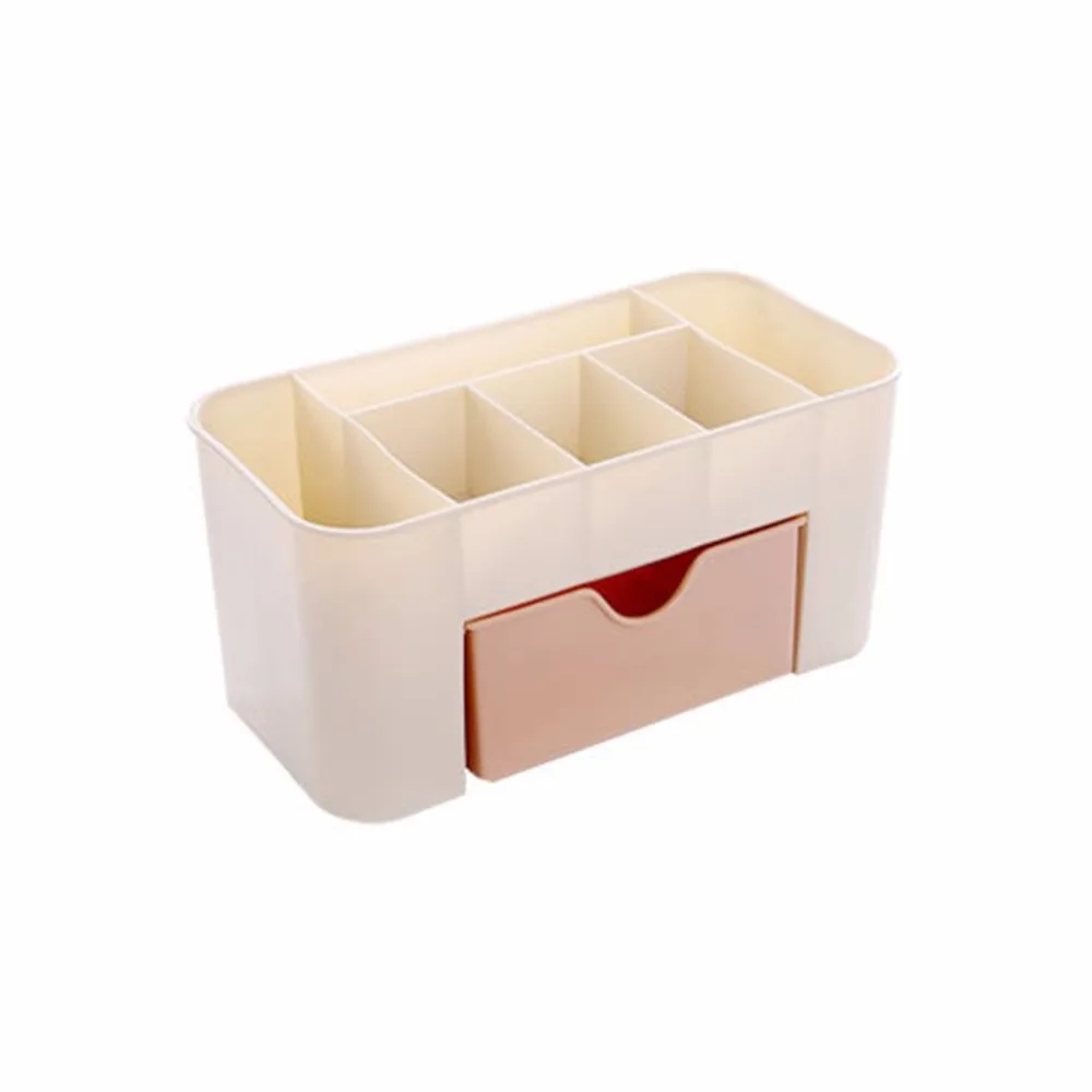  Cosmetic Jewelry Storage Drawer Durable Plastic Makeup Brush Box Home Office Remote Control Lipstic