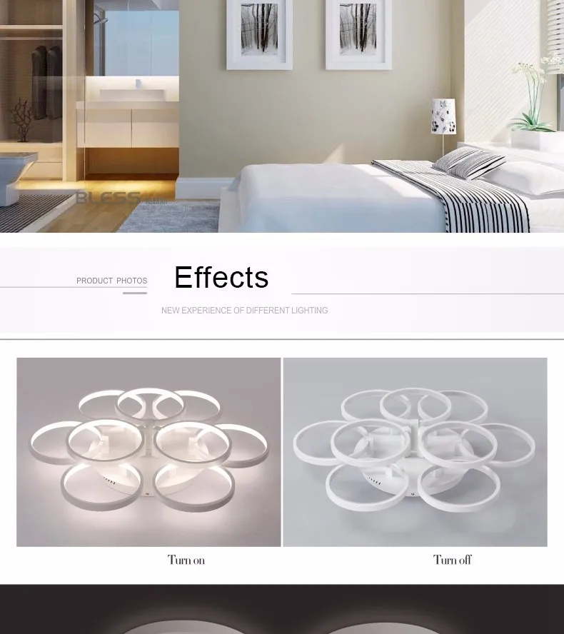 Минимализм, кольца Circel, современная светодиодная люстра, лампа для гостиной, спальни, пульт дистанционного управления, Затемняющая люстра, светильники