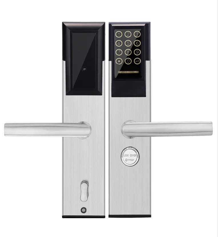 LK 0806 intelligent IC sensor password door lock metal material office