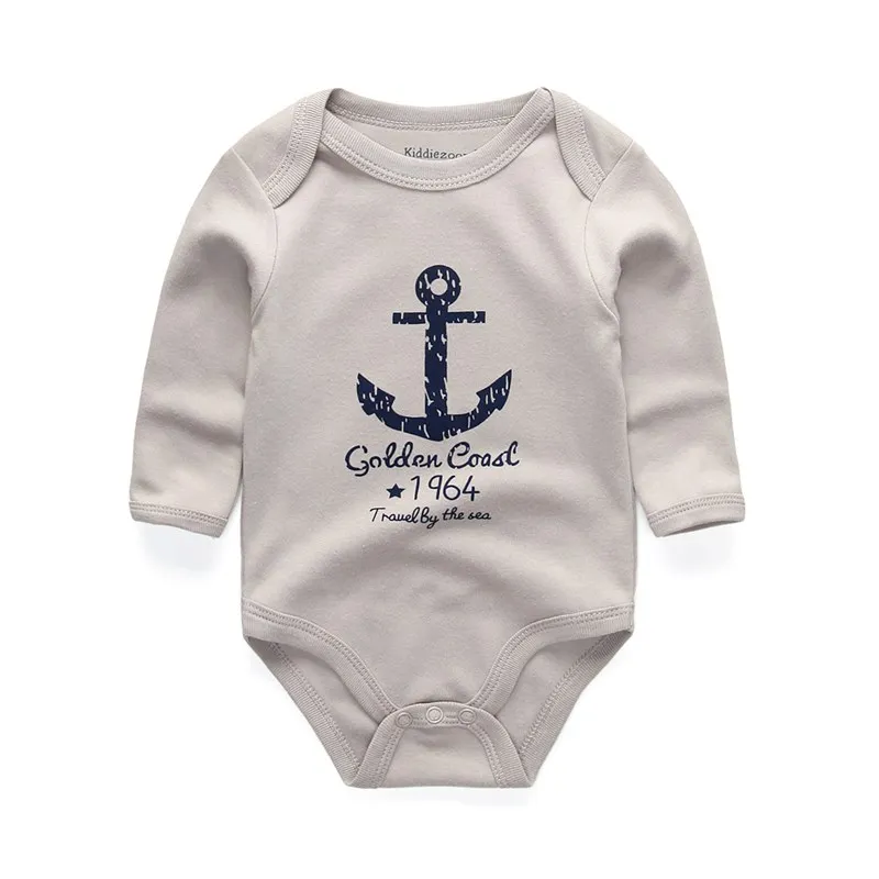 Baby Boys Bodysuit Long Sleeve Cotton Baby Girls Clothes Newborn Clothing