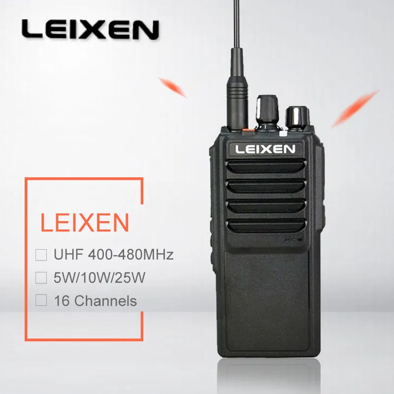

LEIXEN 25W High Power Walkie Talkie 50KM UHF 400-480MHz Ham CB Radio Station Long Range Radio Amador HF Transceiver Baofeng