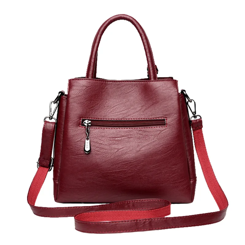 Women Handbags Fashion Pu Leather Women Shoulder Bags Ladies Hand Bags Tassel Female Handbags Large Tote Sac A Main Femme SS7103 (11)
