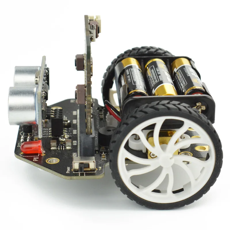 Micro: bit smart car Mini robot графическое Программирование линии инфракрасного