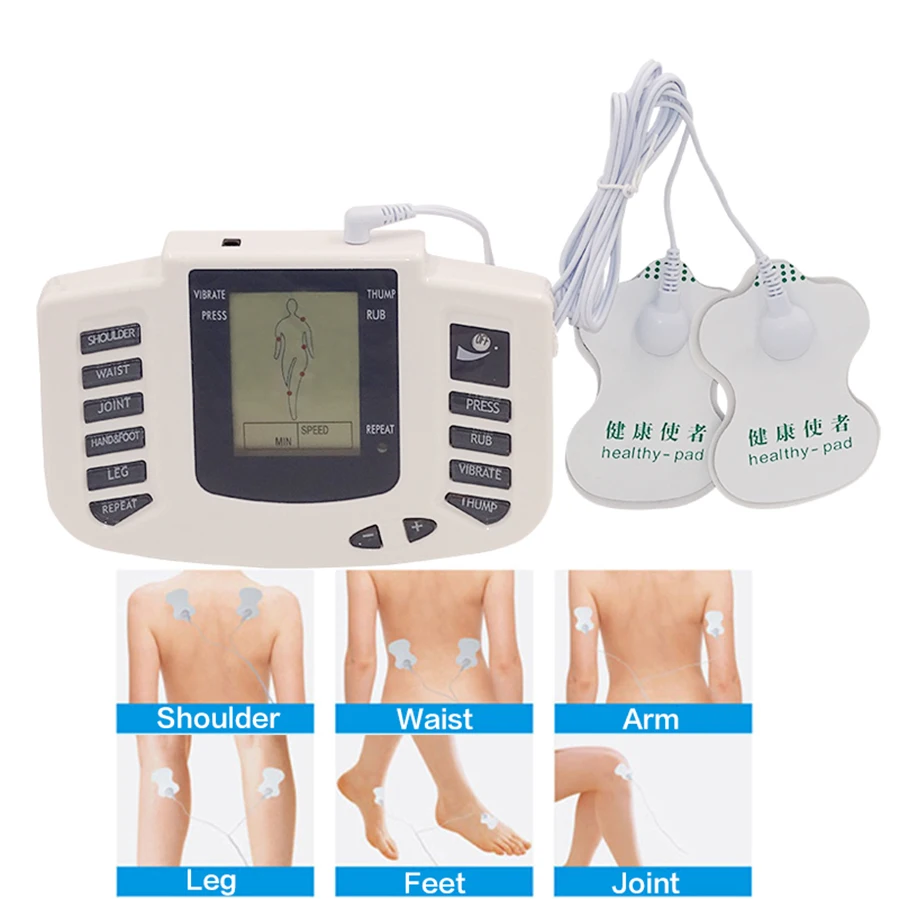 Электронный массажер для тела мышечные стимуляторы миостимулятор Акупунктура электрические массажеры для тела медицинские
