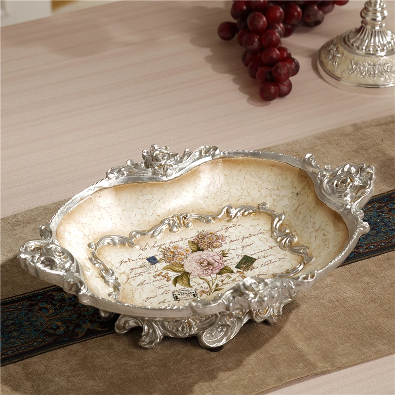 High grade hotel restaurant plate European style home ice tray foundation creative resin dragon boat seafood spear | Дом и сад
