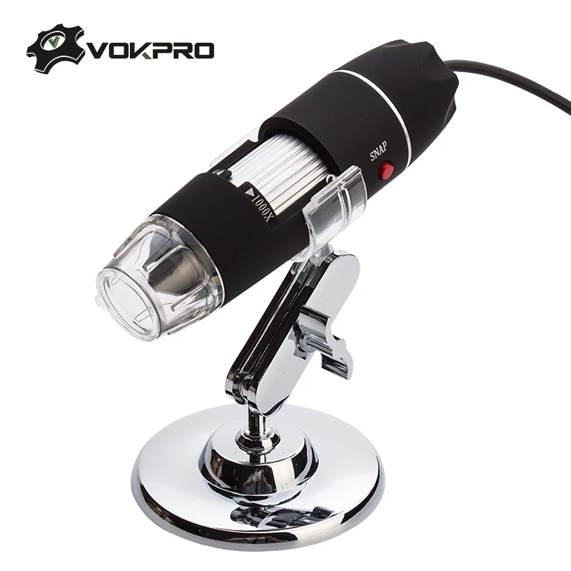 1000X USB Microscope 8 LED Light Electric Portable Handheld Microscopes