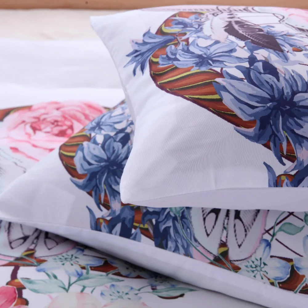 ISHOWTIENDA Dreamcatcher набор постельного белья из трех предметов с 3d цифровой печатью, подкладка с цифровой печатью, двухслойный пододеяльник, домашний декор