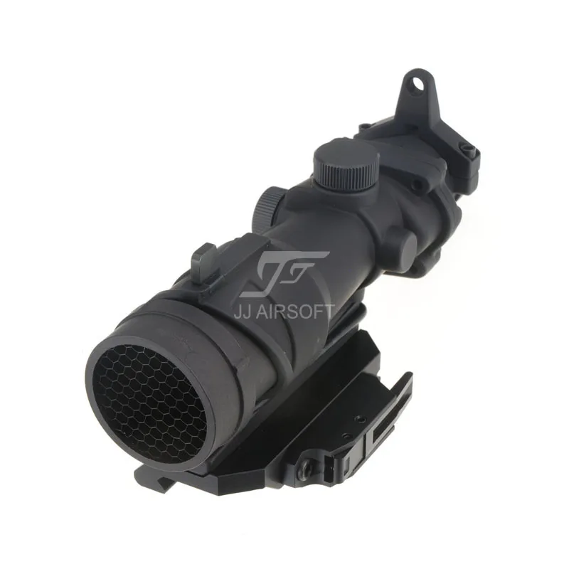 

JJ Airsoft ACOG Style 4x32 Scope with Killflash / Kill Flash , AC12033 Bobro Style Quick Release / QD Mount (Black)