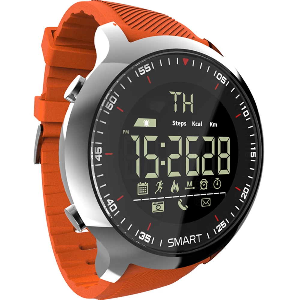 Lokmat Mk18 Smart Watch Sport Lcd Waterproof Pedometers Message Reminder Bt  Swimming Men Smartwatch Stopwatch For Ios Android - Smart Watches -  AliExpress