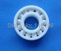 

6006 full ZrO2 ceramic deep groove ball bearing 30x55x13mm ABEC3 high quality no cage bearing