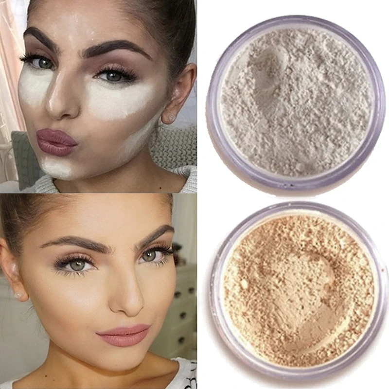 Foundation Powder Oil control Oily Skin Full Coverage Mineral Long
