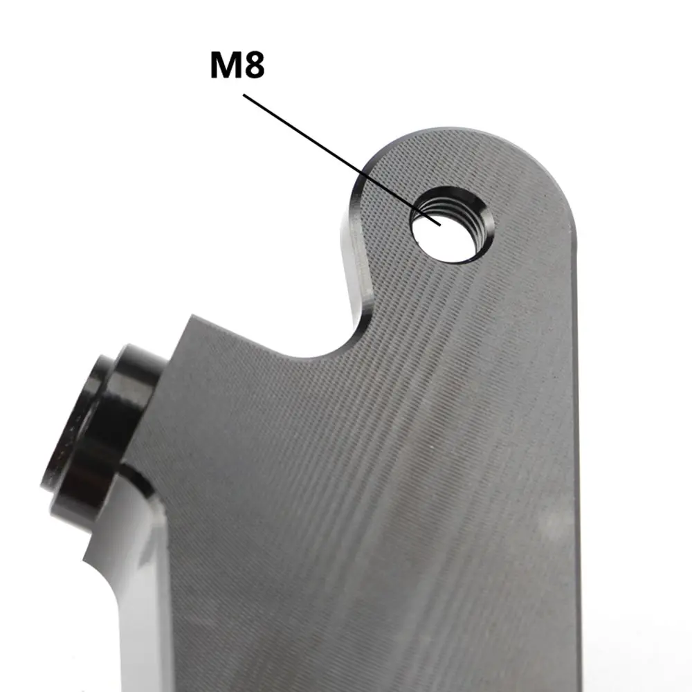 Мотоцикл CNC тормозной системный переходник Кронштейн подходит 82 мм Шаг тормозной суппорт с 200 мм дисковые тормоза для мотора скутера Yamaha Honda