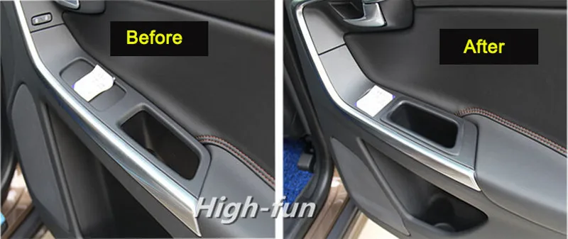 2 шт. контейнер для передней двери подлокотник коробка хранения VOLVO XC60 2010 2011 2012 2013