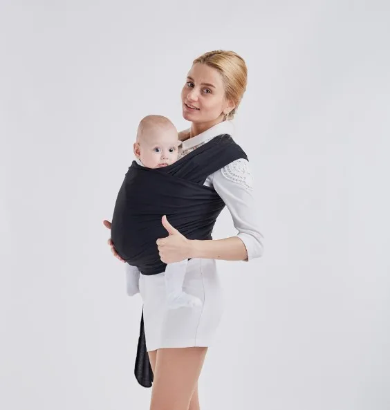 Portador de Bebê Sling para Recém-nascidos Ywhuansen Macio Envoltório Infantil Respirável Hipseat Amamentação Nascimento Enfermagem Capa Mochila 0-3y 8 Mamãe e Bebê