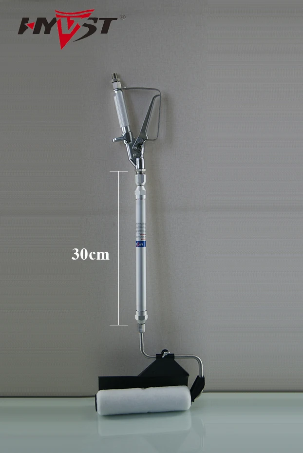 Лидер продаж безвоздушная краска ролик с 30 см Полюс расширение безвоздушного валиком опрыскиватель ролик
