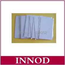 Стандартный размер VIP пустой белый УВЧ ID rf карты чужой H3 чип ISO18000-6C EPC G2 Долго читать расстояние удостоверение личности с UHF метки