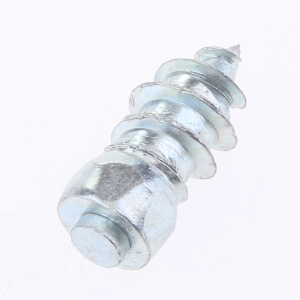 New 200pcs Durable Wheel Tyres 15mm Tire Snow Chains Spikes Non-slip Studs Wheel Tire Protector Studs Screw