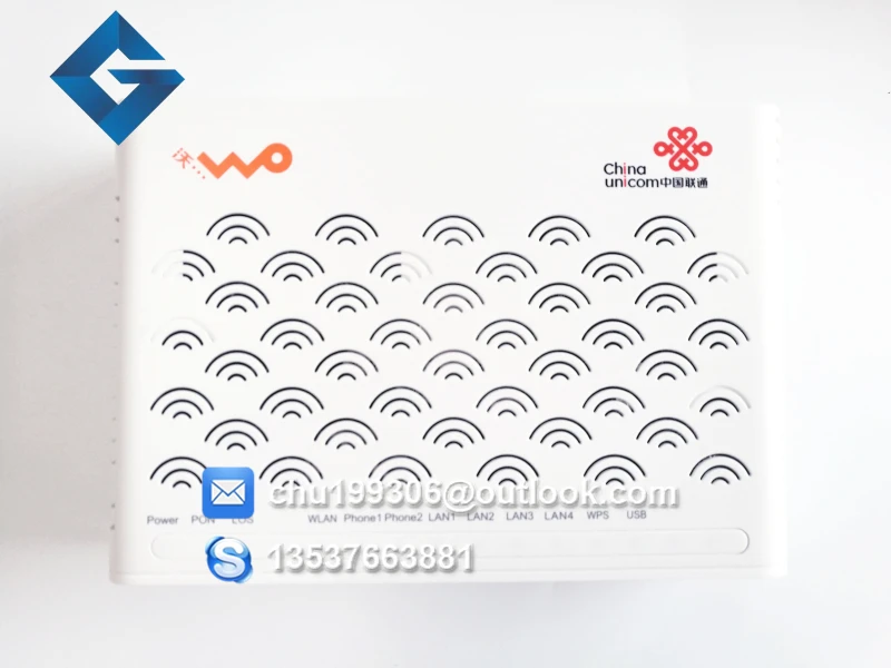 Оригинальный ZTE ZXA10 F 627 GPON OUN с 4 портами lan + 2 голосовыми и Wi-Fi английская версия