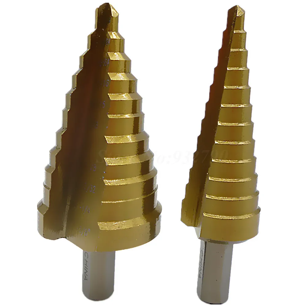 2pcs 3/16" 7/8" 1/4" 1" 3/8" Large Step Down Variable Inch Size Steel