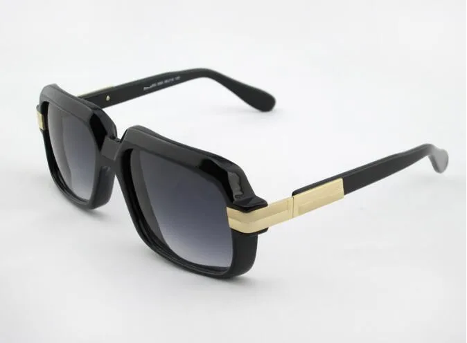 Мужские и wo Квадратные Солнцезащитные очки, черные очки с плоскими линзами, Европа и США, новые солнцезащитные очки ca607k - Цвет линз: Black black film