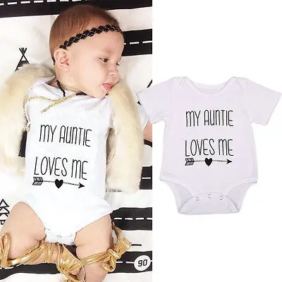Beli Saya Bibi Cinta Saya Bayi Laki laki Perempuan Bodysuit Jumpsuit Katun Lengan Pendek Musim Panas Pakaian Pakaian Jual Saya Bibi Cinta Saya Bayi Laki laki Perempuan Bodysuit Jumpsuit Katun Lengan Pendek Musim Panas Pakaian Pakaian
