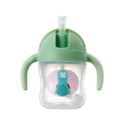 Для новорожденных бутылка для воды 180 мл/270 мл широкий рот детская посуда с ручкой соломы бутылки слайд крышка герметичные чашки