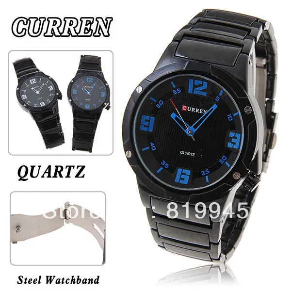 Curren 8111 Business Style Men's Wrist Watch with Japan Movt White