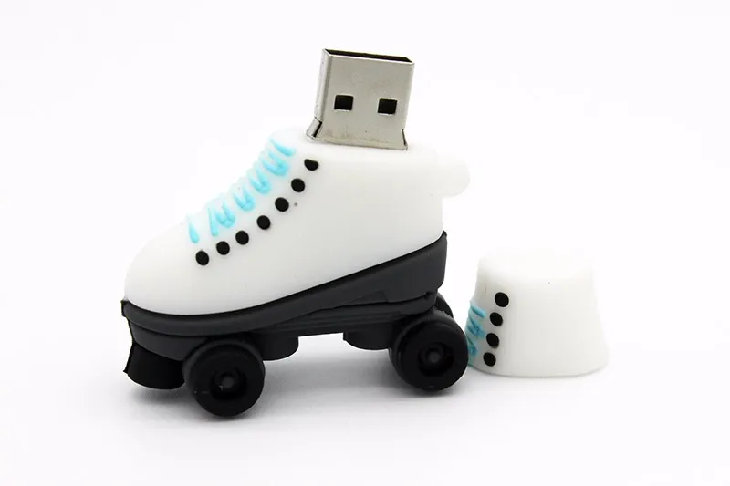 SHANDIAN Skates Pen Drive USB flash Drives Genuine pendrive 4GB 16GB 32GB 64GB Roller Skates Shoes USB Flash Disk memory stick