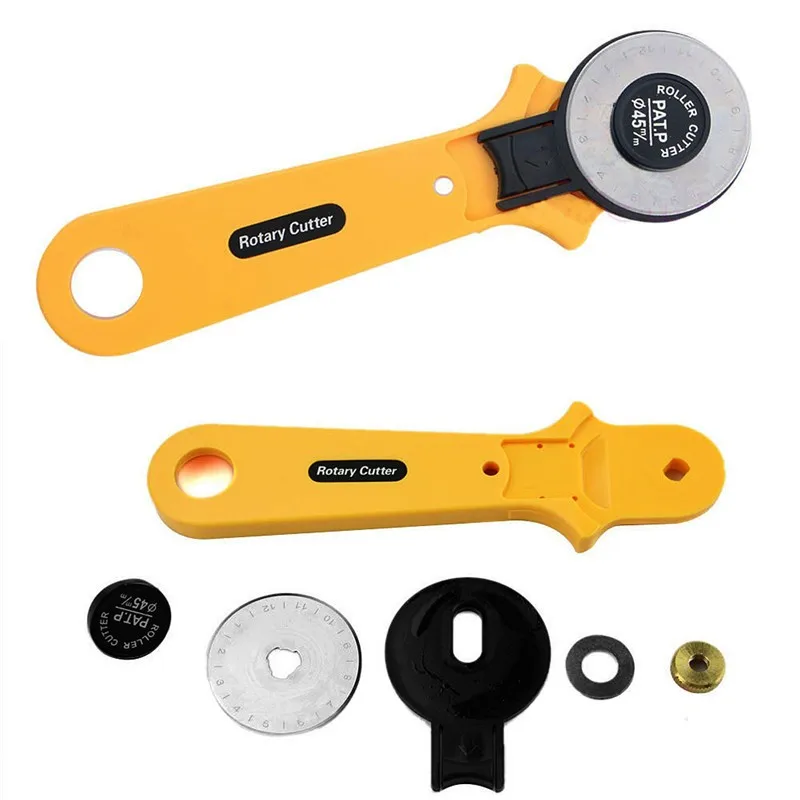 1-PC-New-28-45mm-Leather-Cloth-Quilter-Sewing-Fabric-Craft-Cut-Cutting-Tool-Rotary-Cutter