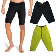 Утягивающие брюки тренажер для талии неопреновый Пот Сауна корсеты для жары контроль Супер стрейч тонкие тренировки мужские брюки для похудения