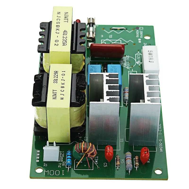

AC 220V 60W-100W Ultrasonic Cleaner Power Driver Frequency Tester Board With 2Pcs 50W 40KHZ Transducers