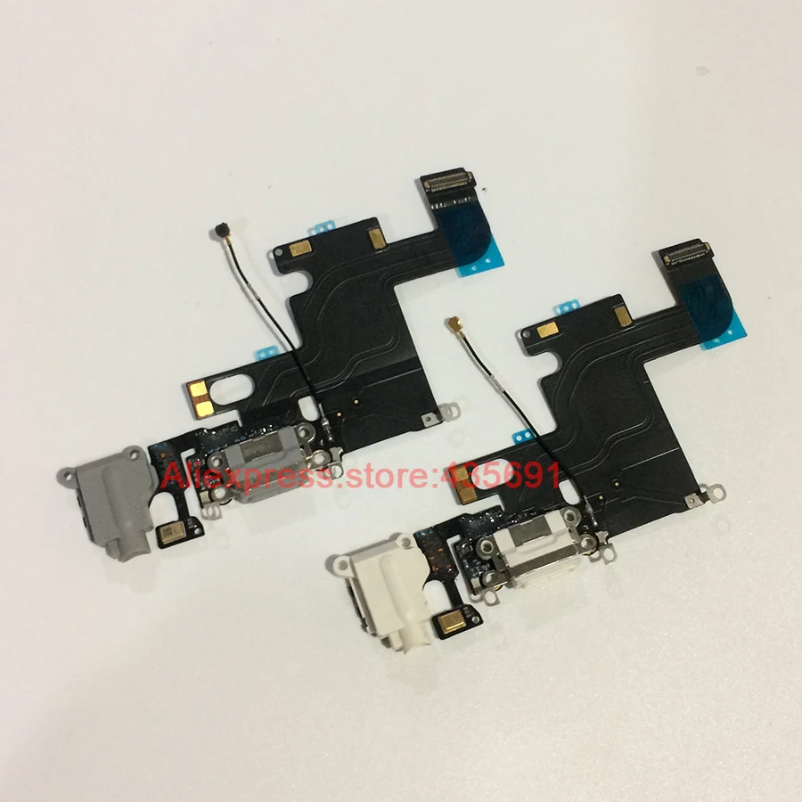 10 шт./лот оригинальное зарядное устройство USB порт для наушников звуковая док-станция разъем гибкий кабель для iPhone 6 4," запасные части
