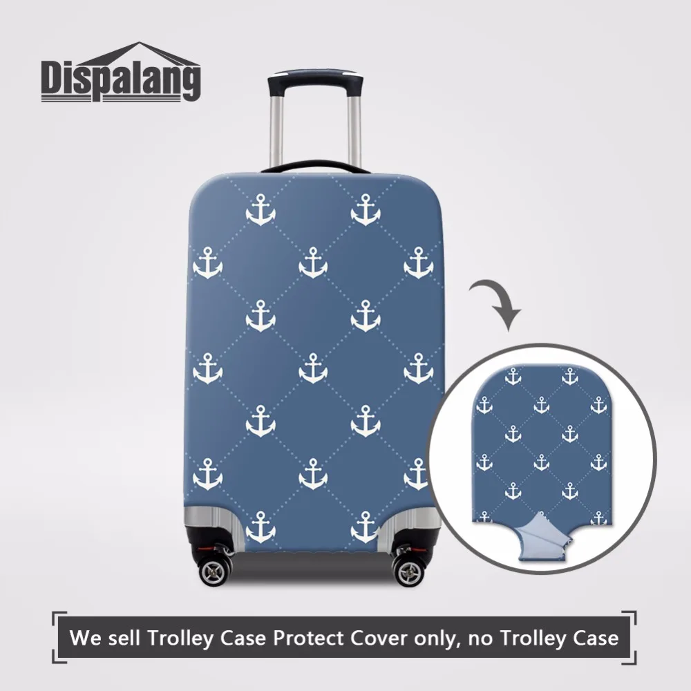 Dispalang Simple Blue Luggage Dust Cover For 18 30 inch Case Women