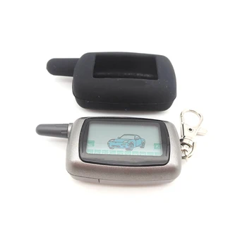 

A9 LCD Remote Controller Keychain For Vehicle Security Two Way Car Alarm StarLine A9 Keychain alarm system for cars auto alarm