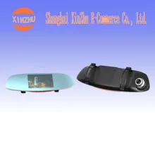 Double lens 5 inch reversing image 170 degree wide angle HD 12 million pixels driving recorder