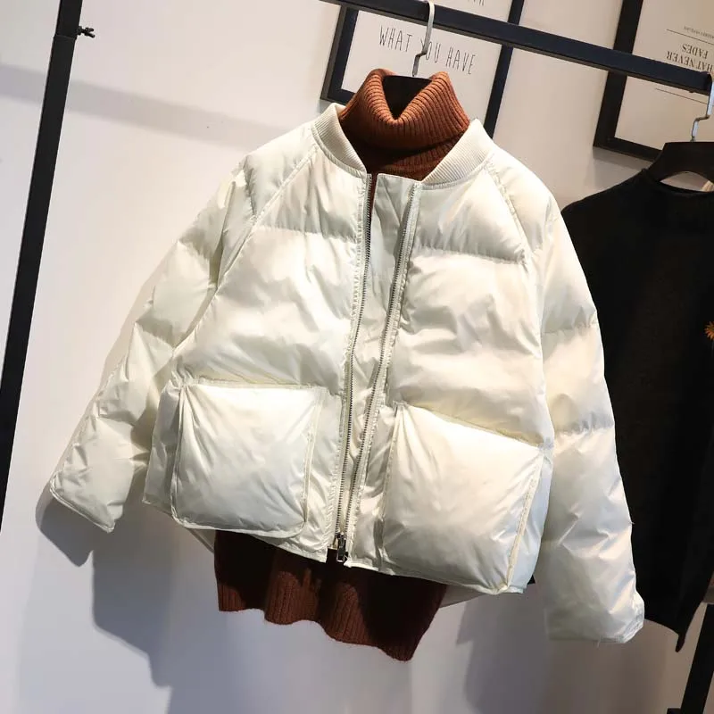 

winter jacket women parka women short down jacket winter coat parkas mujer 2019 cotton padded women's Jackets Coat plus size