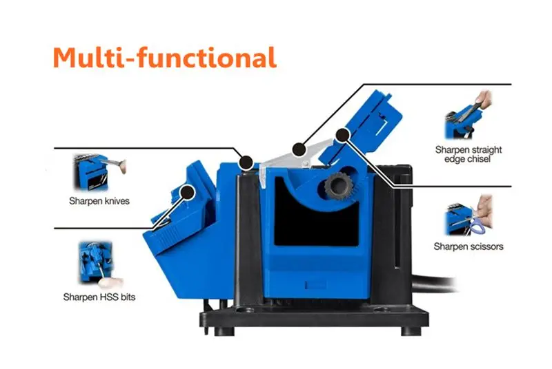 Многофункциональный Электрический Нож сверла точилка нож и заточка для ножниц бытовой шлифовальный инструмент с розничной коробкой